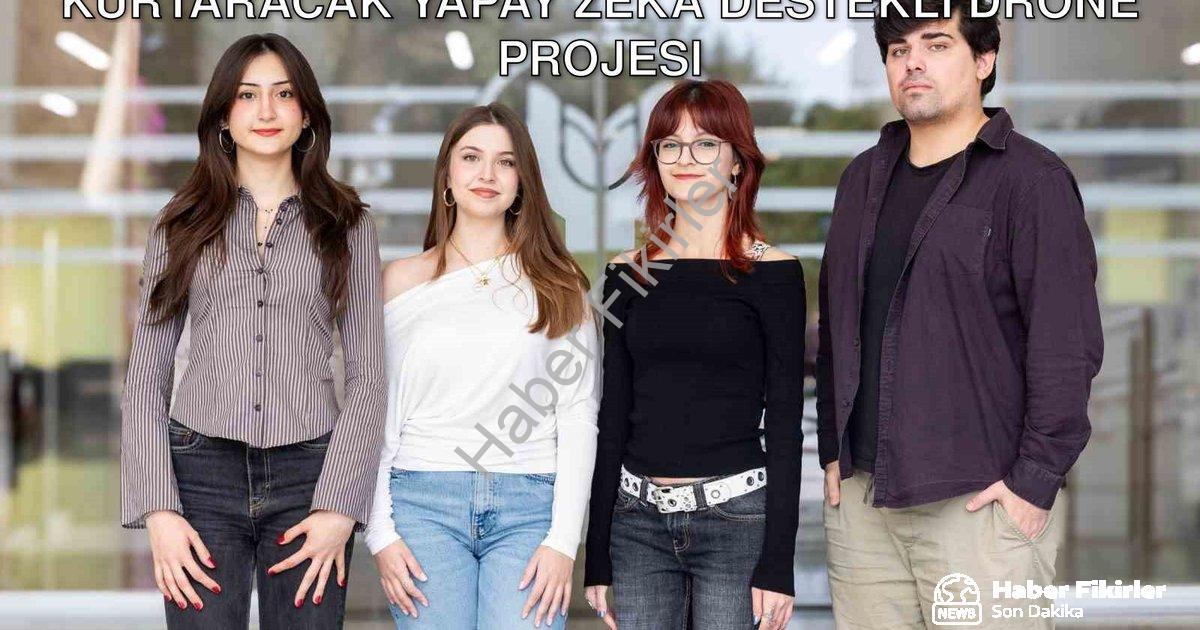 "İzmirli Öğrencilerden Depremde Hayat Kurtaracak Yapay Zeka Destekli Drone Projesi" başlıklı haber i