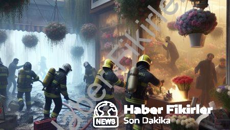 Aydın Efeler’de Çiçekçi Dükkanında Korkutan Yangın: Faciayı Vatandaşlar Önledi