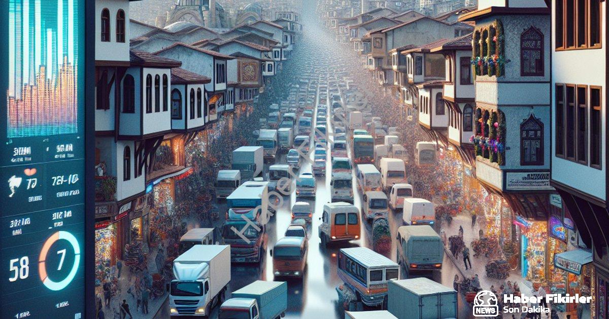 "Kütahya'da Araç Sayısı Rekor Kırdı: Merkez Nüfusunu Geride Bıraktı" başlıklı haber için fotorealist