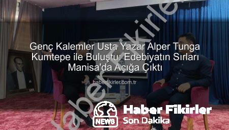 Genç Kalemler Usta Yazar Alper Tunga Kumtepe ile Buluştu: Edebiyatın Sırları Manisa’da Açığa Çıktı