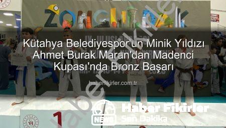 Kütahya Belediyespor’un Minik Yıldızı Ahmet Burak Maran’dan Madenci Kupası’nda Bronz Başarı