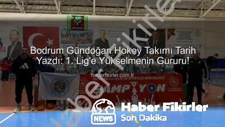 Bodrum Gündoğan Hokey Takımı Tarih Yazdı: 1. Lig’e Yükselmenin Gururu!